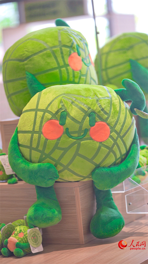 哈密瓜文創(chuàng)產(chǎn)品。人民網(wǎng) 李欣洋攝